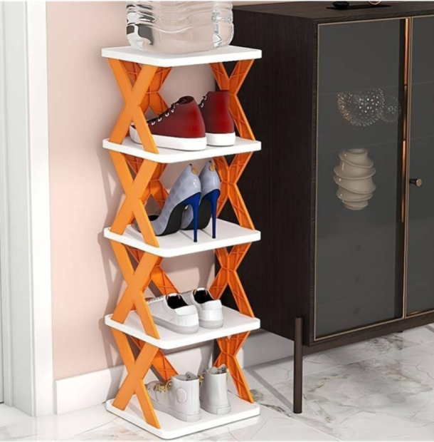 5 LAYER SHOES STAND, SHOE TOWER RACK SUIT FOR SMALL SPACES