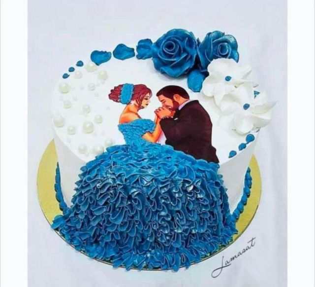 Chocolate flavor Ceremony Cake