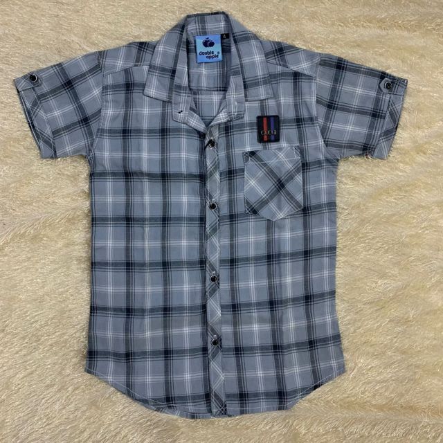 Grey & Black Tartan Checked