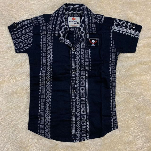 Printed Black & White Casual Shirt