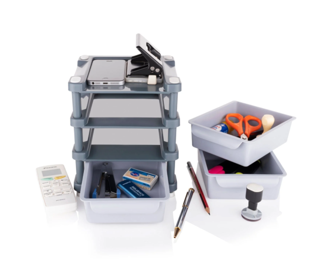 Mini 3 Layer Drawer Used for storing makeup equipment's and kits used by women's and ladies.