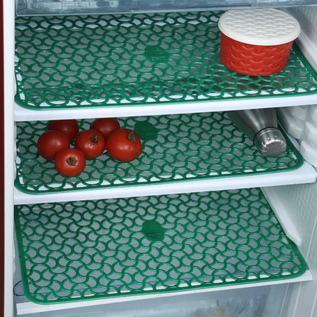 WATERPROOF PVC REFRIGERATOR DRAWER MATS / MULTIPURPOSE MATS / FRIDGE MATS SET OF 6 PCS