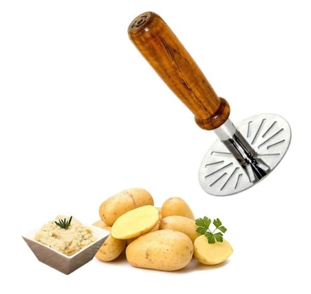 Paubhaji Masher used in all kinds of household and kitchen places for mashing and making paubhajis.