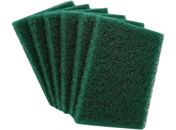 Scrub Sponge Cleaning Pads Aqua Green