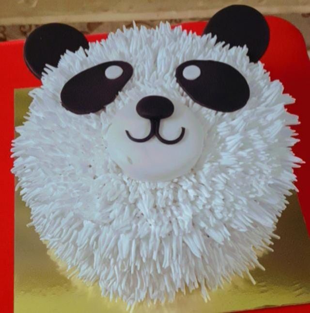 Panda theme cake